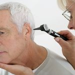 Checking hearing loss in senior